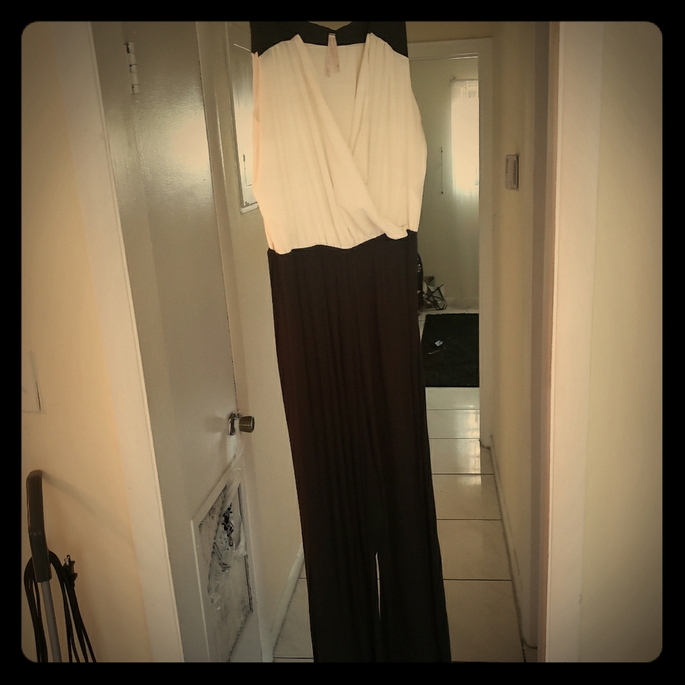 Black and White Jumpsuit